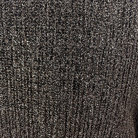 Designer Lenna Dress Gold  Metallic Cut-out Maxi M/L NWOT - Picture 14 of 16